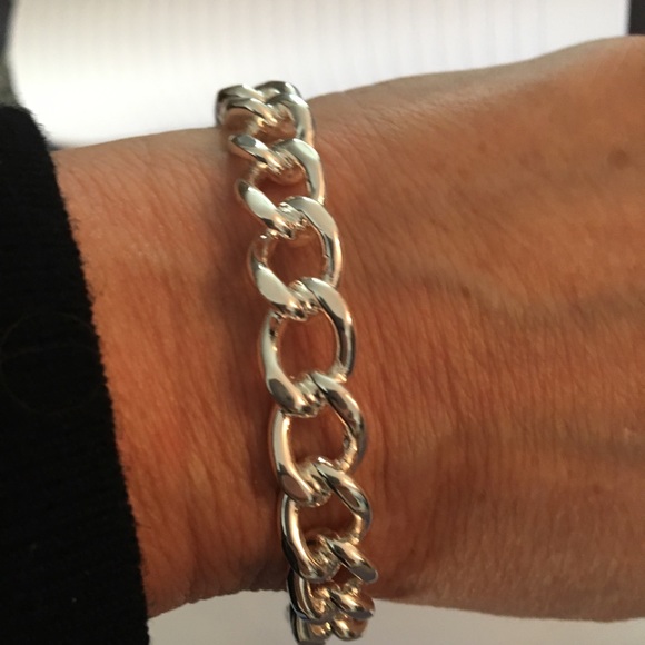 Stunning Cuban chain link bangles NWT - Picture 4 of 6